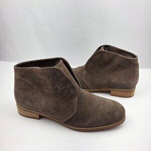 Blondo Waterproof Suede Ankle Boots Taupe Brown Size 9